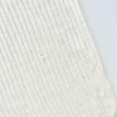 courreges white logo rib knit