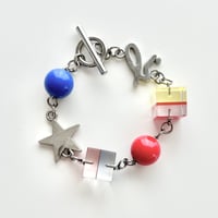 agnes b. beads chain bracelet