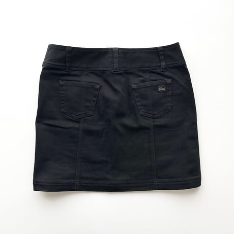 Burberry black mini skirt