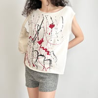 paint oversized sweat tops