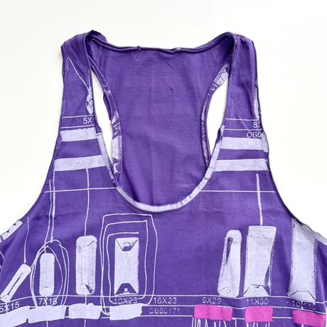 DIESEL purple printed tunic