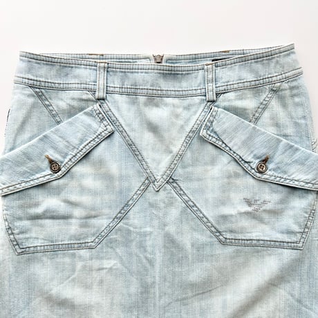 ARMANI light denim designed skirt