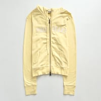 Ralph Lauren yellow logo dual zip hoodie