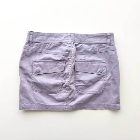 DIESEL pale purple mini skirt