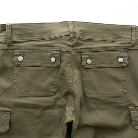 khaki cargo half pants