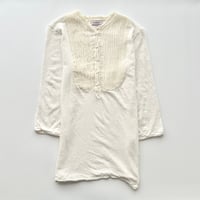 ivory pleats blouse shirt