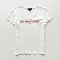 Ralph Lauren logo v neck T-shirts