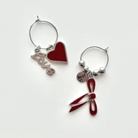 agnes b. motif earrings / charm