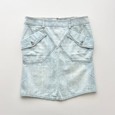ARMANI light denim designed skirt