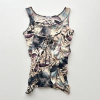 paisley designed tank top