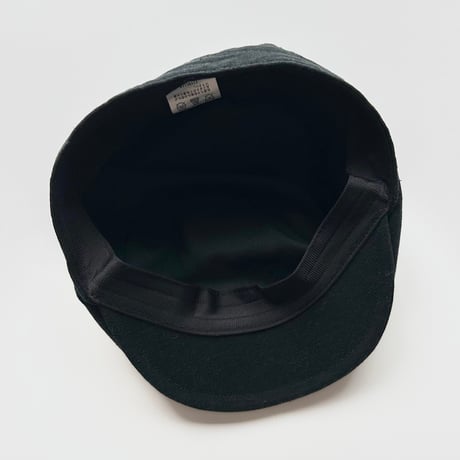 black flower embroidery casquette