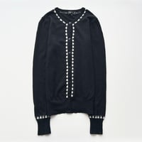 agnes b. sequins designed cardigan