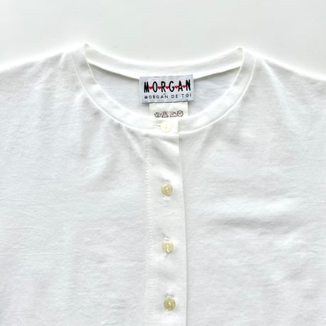 MORGAN white embroidery cardigan