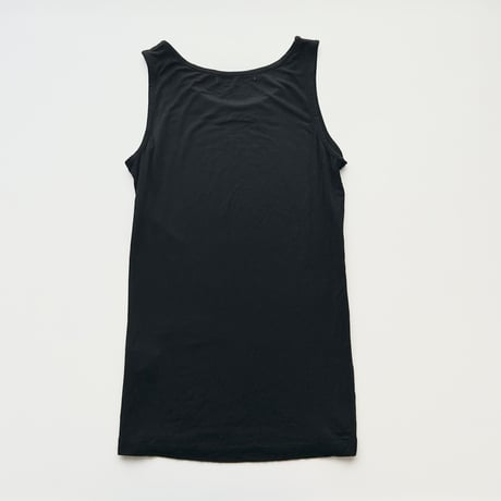 black neck designed tank top