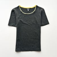 D&G gray×yellow T-shirts