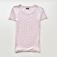 ARMANI light purple logo T-shirts