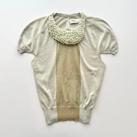 TOGA beige bijou designed tops