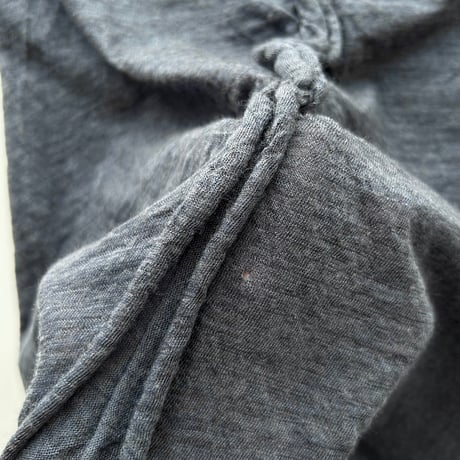 Chloe navy twist designed tops