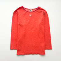 courreges red dot logo tops