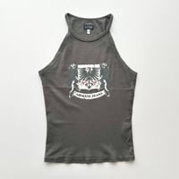 ARMANI gray logo printed camisole