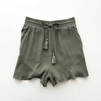 BEBE khaki waist mark short pants