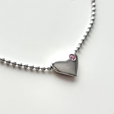 courreges heart chain bracelet