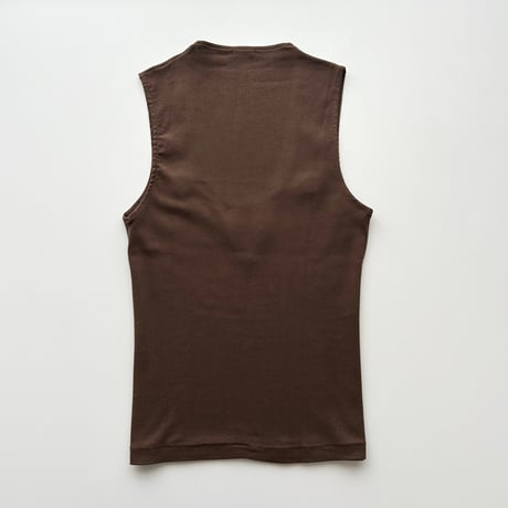 made in Italy / button designed tank top