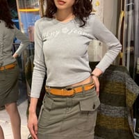 DKNY gray vis logo long sleeves