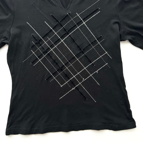 GIVENCHY black embroidery tops