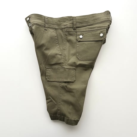 khaki cargo half pants