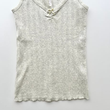 Ralph Lauren gray ribbon tank top
