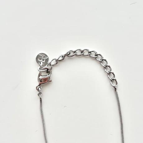 courreges heart logo necklace