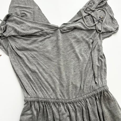 BEBE gray sequins halter neck dress
