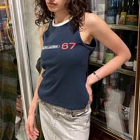 Ralph Lauren navy logo tank top