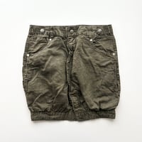 DIESEL khaki cargo mini skirt