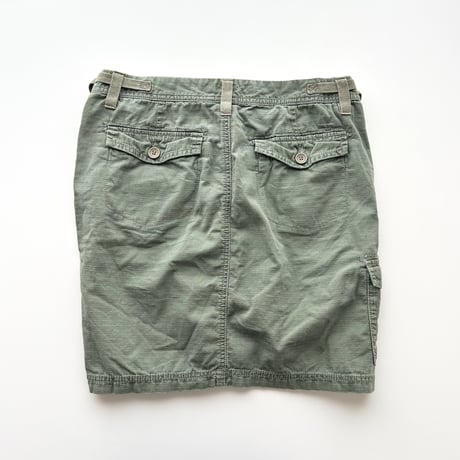 Calvin Klein light khaki cargo skirt