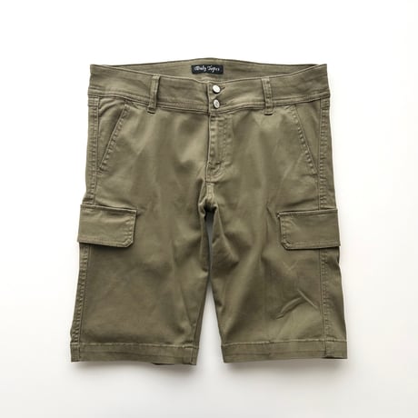 khaki cargo half pants