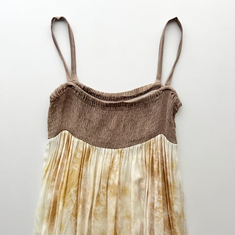 tie-dye camisole long dress