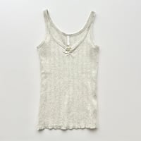 Ralph Lauren gray ribbon tank top