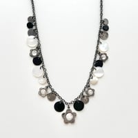 MARY QUANT motif chain necklace