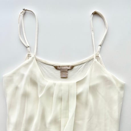 ivory chiffon camisole