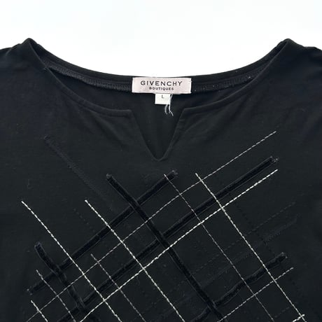 GIVENCHY black embroidery tops