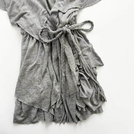 BEBE gray sequins halter neck dress