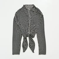 dot tulle waist mark cardigan