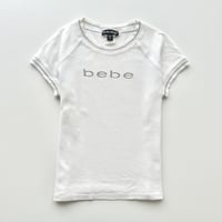 BEBE glitter logo T-shirts