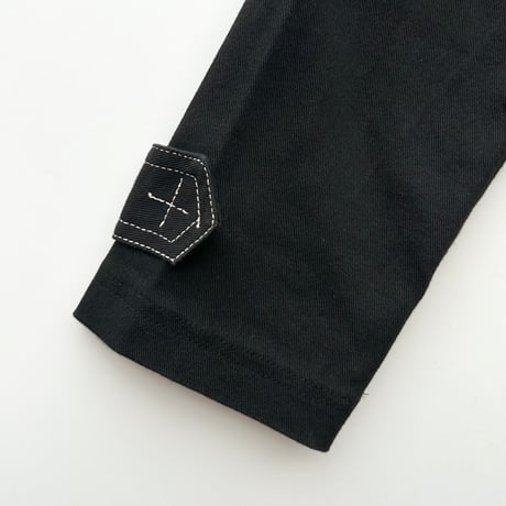 made in Italy / stitch shape full zip jacket