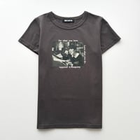 MARY QUANT gray photo printed T-shirts