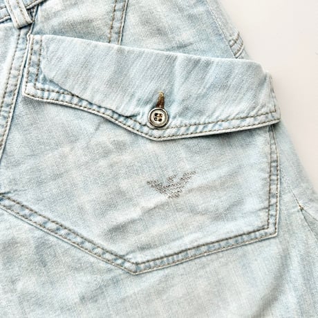 ARMANI light denim designed skirt