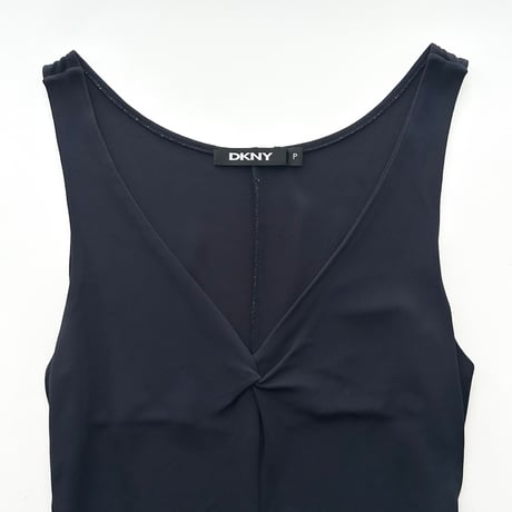 DKNY navy twist tank top