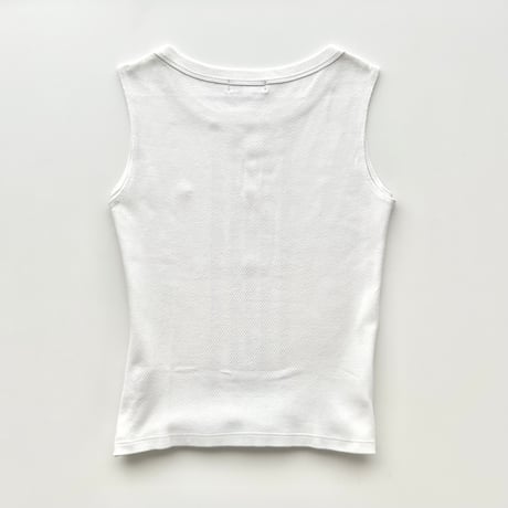 Burberry line logo tank top